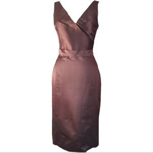 French designer silk  dress sz 38